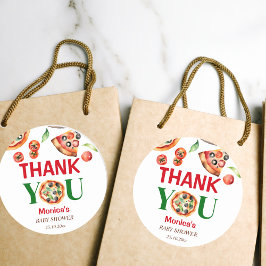 スライス赤ちゃんシャワーピザイタリアン好み ラウンドシール