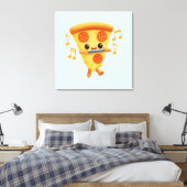 スライス遊はハーモニカかわいい キャンバスプリント (インサイチュ (寝室))