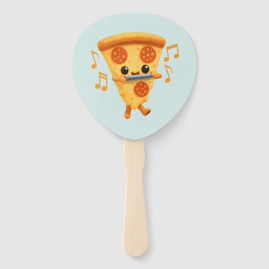 スライス遊はハーモニカかわいい ハンドファン (正面)