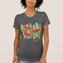 スライス、スマイル、リピート。女性用Tシャツ Tシャツ