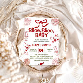 スライス、スライス、ベビー!ピザベビーシャワー招待状 招待状