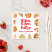 スライス、スライス、ベビー!ピザ誕生日パーティー スタンダードカクテルナプキン (インサイチュ)