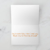 「スライス&バター入りガーリックパン」サンキューカード カード (内部)