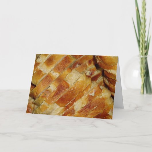 「スライス&バター入りガーリックパン」サンキューカード カード (正面)