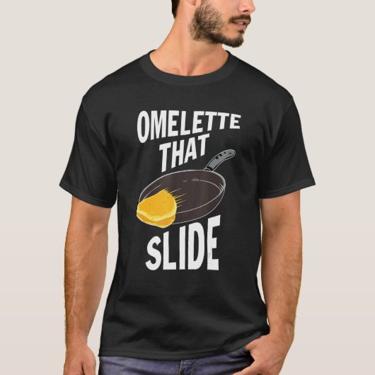スライドアパレルのオムレツ Tシャツ (正面)