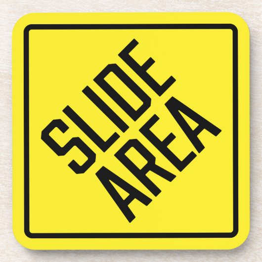 スライドエリア懸命プラスチックコースター コースター (正面)