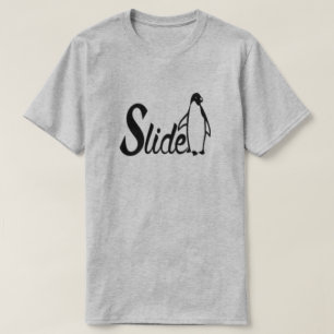スライドペンギンスピリットアニマルデザインTシャツ Tシャツ
