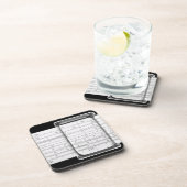 スライドルールのコースター コースター (右側)