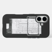 スライドルール Case-Mate iPhoneケース (裏面 (横))