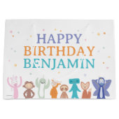 スライバーキンズ キャラクター 誕生日 ラージペーパーバッグ (正面)