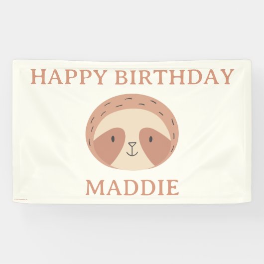 スライバーキンズ スロース 誕生日 ヤード サイン 横断幕 (横)