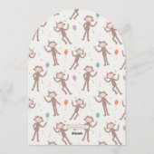 スライバーキンズ ビッグフット 誕生日 招待状 (裏面)