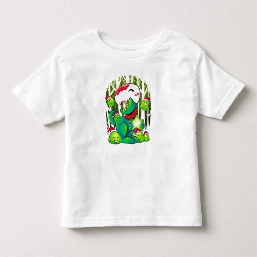 スライムとディノ トドラーTシャツ (正面)