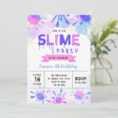 スライムの誕生日招待状 招待状 (スタンド正面)