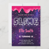 スライムの誕生日招待状 招待状 (正面)