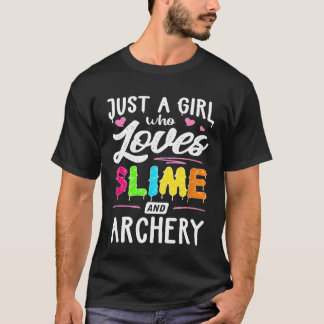 スライムやアーチェリーの女性を愛しているだけの女の子 Tシャツ