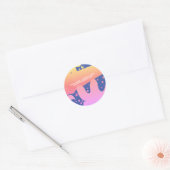 スライムカラフルビジネスブランディング ラウンドシール (封筒)