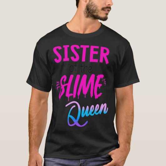 スライムクイーンマムシャツ誕生日コーディネート Tシャツ (正面)