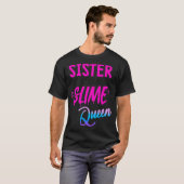 スライムクイーンマムシャツ誕生日コーディネート Tシャツ (正面フル)