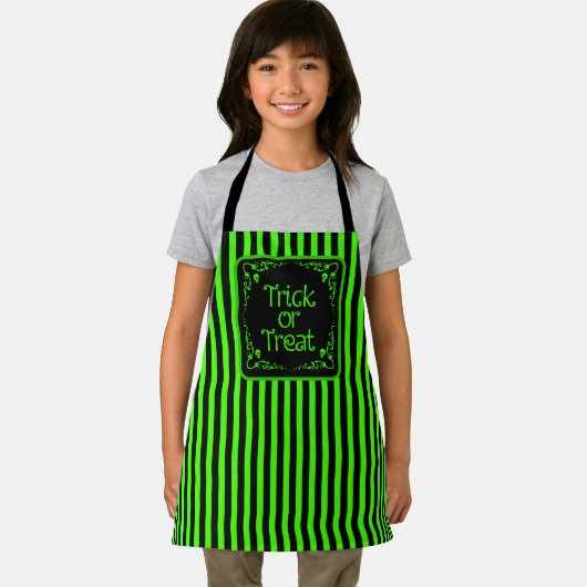 スライムグリーンのトリックまたは治療 エプロン (インサイチュ)