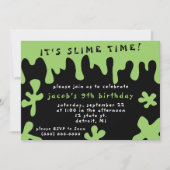 スライムタイムだ！ 誕生日招待状 招待状 (正面)