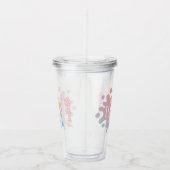 スライムタイムのレインボースライムパーティー アクリルタンブラー (右)