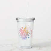 スライムタイムのレインボースライムパーティー アクリルタンブラー (裏面)