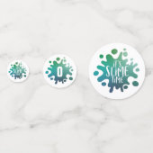 スライムタイムの虹の誕生日パーティーだ コンフェッティ (正面)