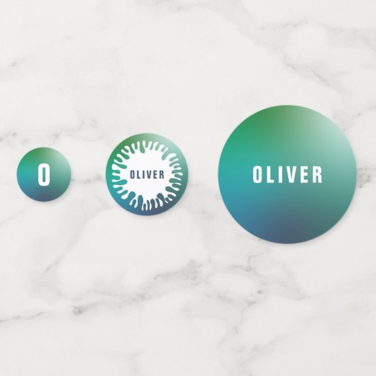 スライムタイムの虹の誕生日パーティーだ コンフェッティ (裏面)