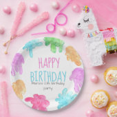 スライムテーマキッド誕生日パーティープレート ペーパープレート (パーティー)