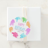 スライムテーマキッド誕生日メッセージカード フェイバータグ (インサイチュ)