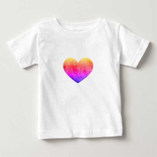 スライムハートベビーTシャツ ベビーTシャツ (正面)
