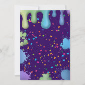 スライムバースデーパーティカスタムー 招待状 (裏面)