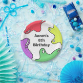 スライムバースデーパーティー ペーパープレート (パーティー)