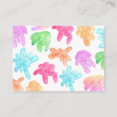 スライムパーティー誕生日レシピカード エンクロージャーカード (裏面)