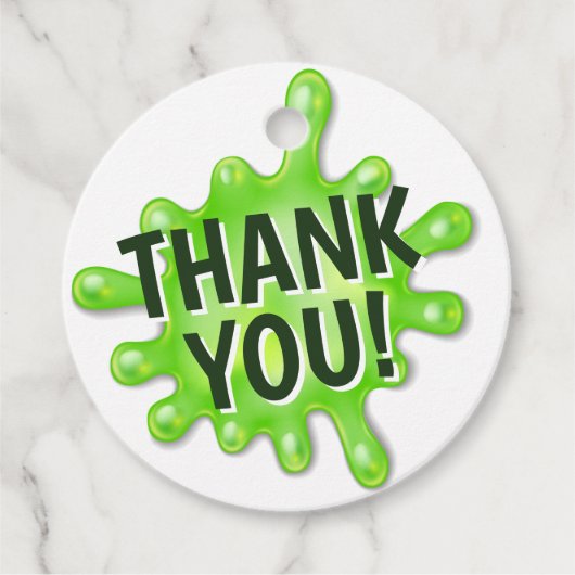 スライムパーティー誕生日 フェイバータグ (正面)