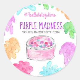 スライムビジネスのシール製品ラベル ラウンドシール