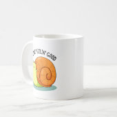 スライムフィーリンググッドおもしろいカタツムリ コーヒーマグカップ (正面左)