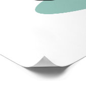 スライムフィーリンググッドおもしろいカタツムリ ポスター (角)