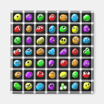 スライムポップ・アートの!スライムグリッド磁石