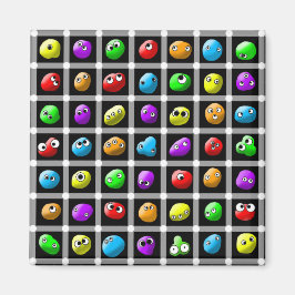 スライムポップ・アートの!スライムグリッド磁石 マグネット