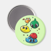 スライムポップ・アートの!スライムスタック磁石 マグネット (正面/裏面)