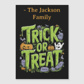 スライム不気味ハロウィンをトリックまたは治療する (正面)