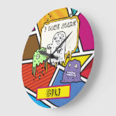 スライム大時計を愛する ラージ壁時計 (傾斜)