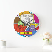 スライム大時計を愛する ラージ壁時計 (ホーム)