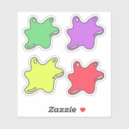 スライム形の装飾シール シール