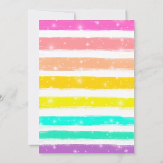 スライム水彩 招待状 (裏面)