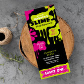 スライム誕生日パーティーチケットは1つの招待を認める 招待状