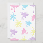 スライム誕生日パーティー 招待状 (裏面)