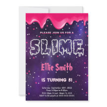 スライム誕生日招待状